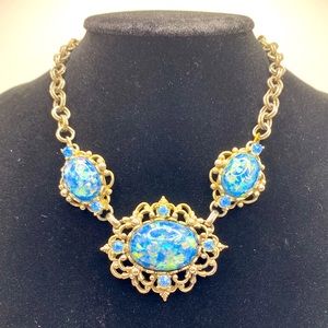 Silver & Blue Necklace